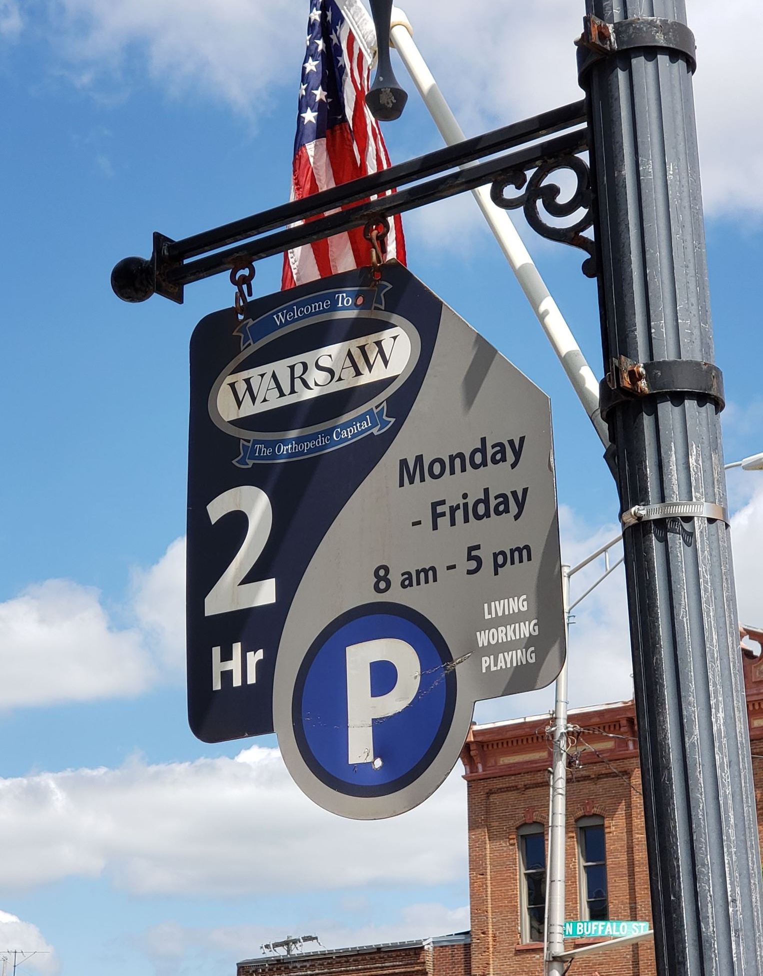 2019 Downtown Parking Sign